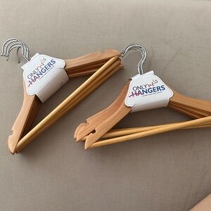 NWT Only Hangers Kids Wooden Hangers Set 10pc